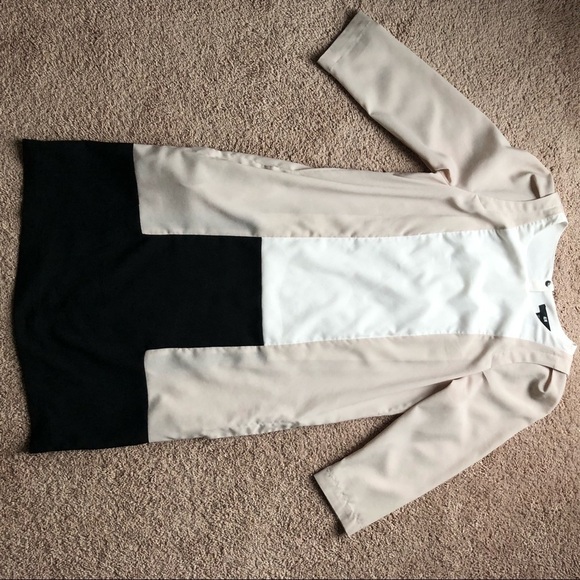 H&M Color Block 3/4 Sleeve Work Dress - Picture 5 of 12